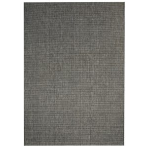vidaXL tæppe sisallook indendørs/udendørs 140 x 200 cm mørkegrå