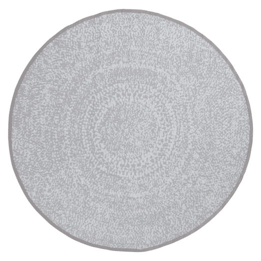Envy Outdoor tæppe Ø180 cm grå/lysegrå