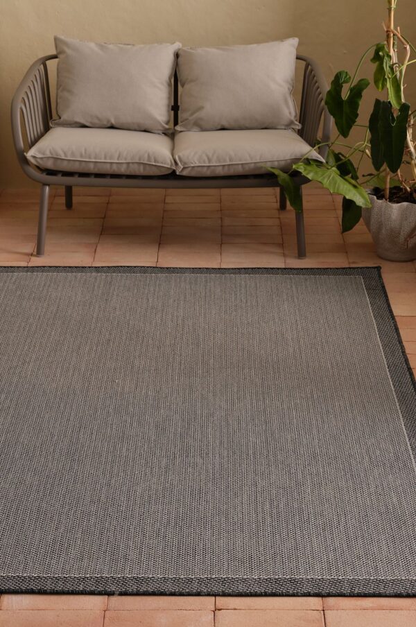 &Home - Udendørs tæppe Vernazza Outdoorcarpet - Sort - Udendørstæpper - - Homeroom