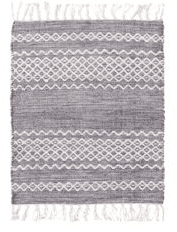 Gulvtæppe House Doctor Ciero 50x70 cm lysegrå genanvendt polyester vejrbestandigt dørmåtte