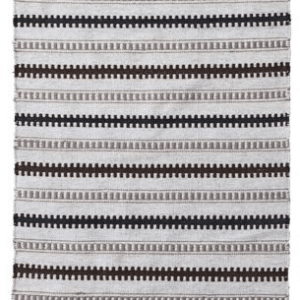 House Doctor Terra gulvtæppe løber 90 x 200 cm lysegrå genanvendt polyester udendørs/indendørs
