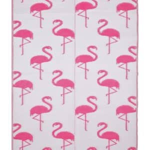 NORDVÄRK Savana 8811 udendørs gulvtæppe, rektangulær - pink polypropylen (150x210)