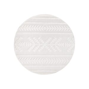Tæppe Santorini 411 Creme 120 cm rundt