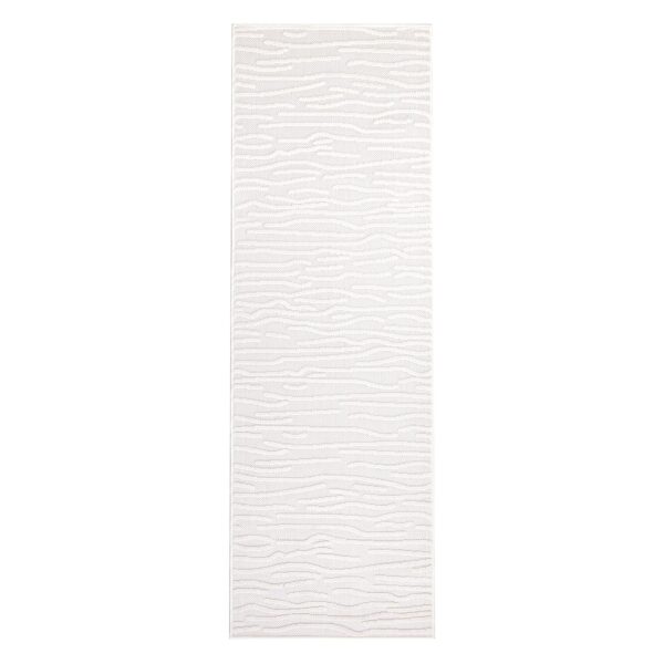 Tæppe Santorini 450 Creme 80x250 cm