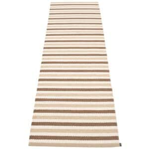 Teo gulvtæppe 70 cm x 240 cm, brown/beige/vanilla