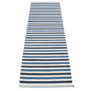 Teo gulvtæppe 70 cm x 240 cm, denim/blue/vanilla