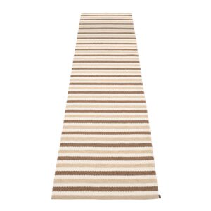 Teo gulvtæppe 70 cm x 300 cm, brown/beige/vanilla