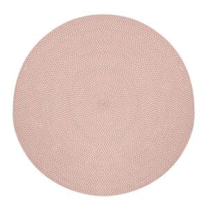 KAVE HOME Rodhe gulvtæppe, rund - terracotta polyethylen (Ø150)