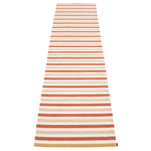 Pappelina Teo gulvtæppe 70 cm x 300 cm, brick/beige/vanilla
